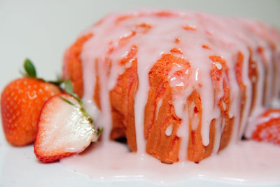 Strawberry Soda Pound Cake